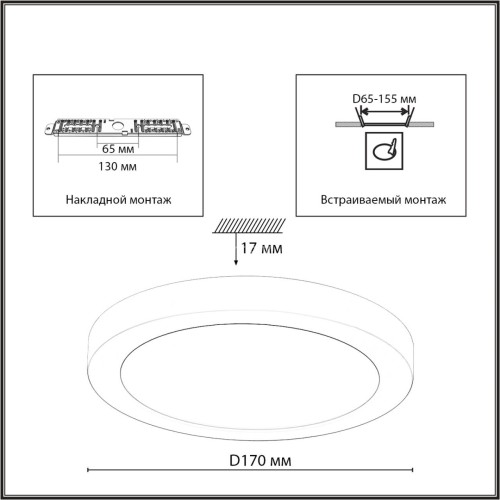 Потолочный светильник Sonex 7754/12L