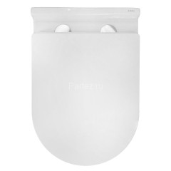 Унитаз подвесной Azario Fora 520х360х410 безободковый, с быстросъемным сиденьем микролифт (AZ-0017 E