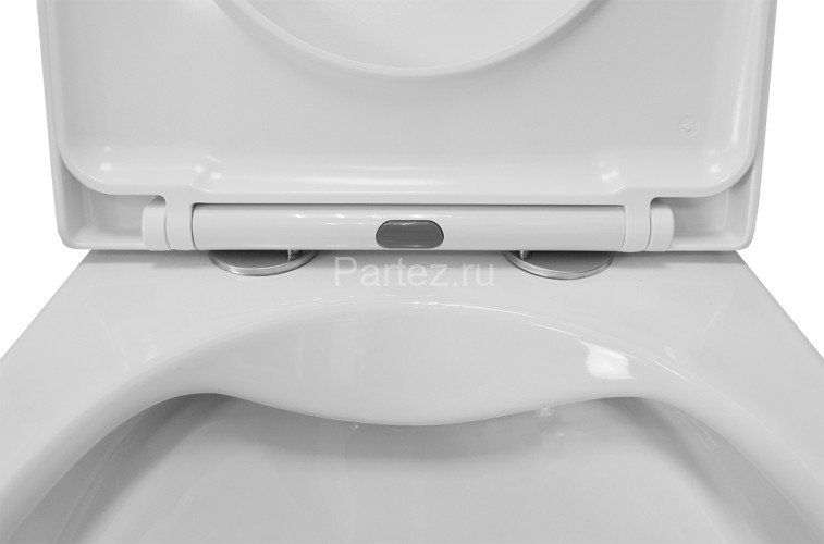 Унитаз подвесной Azario Fora 520х360х410 безободковый, с быстросъемным сиденьем микролифт (AZ-0017 E