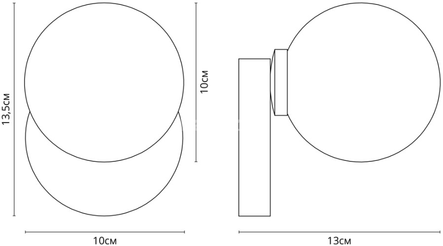 Бра Arte Lamp A3989AP-1AB