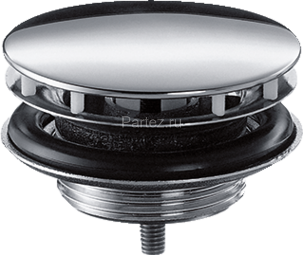 50001000 Сливной вентиль с фиксированной крышкой, хром