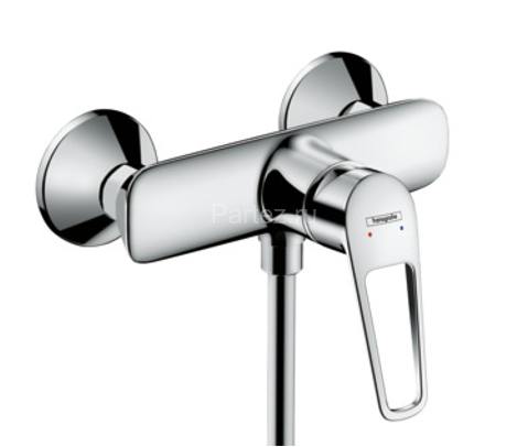 71360000 Novus Loop Однорычажный смеситель для душа, с рукояткой-петлей, внешний монтаж, хром