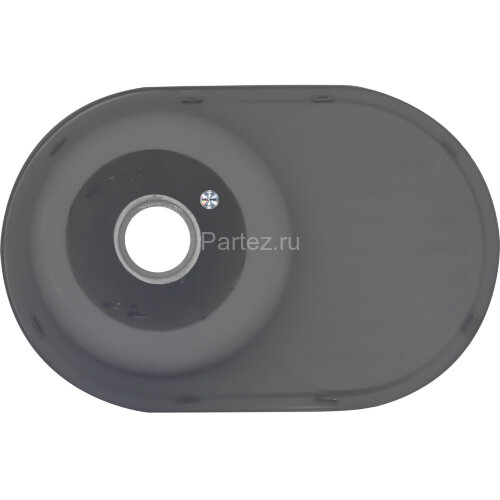 Мойка 7750 U MELANA 0,6/160 МАТОВАЯ врезная овальная с сифоном (122 M t*12)