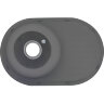 Мойка 7750 U MELANA 0,6/160 МАТОВАЯ врезная овальная с сифоном (122 M t*12)