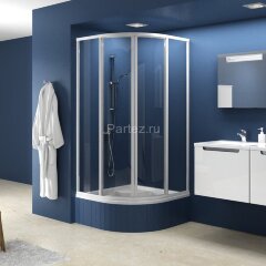 Душевой уголок Ravak Supernova SKCP4-90 Sabina, профиль белый, цвет стела &quot;Иней на стекле&quot;