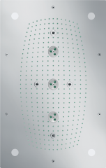 Верхний душ Hansgrohe 28418000 Raindance Rainmaker 680/460 3jet с подсветкой