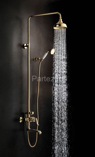 Смеситель Lemark Brava LM4762G для ванны и душа