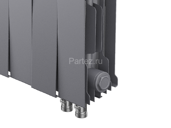 Радиатор Royal Thermo PianoForte 200 /Silver Satin - 12 секц. VDR