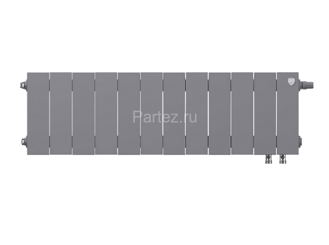 Радиатор Royal Thermo PianoForte 200 /Silver Satin - 12 секц. VDR