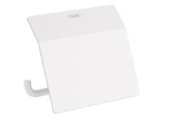 Держатель туалетной бумаги с крышкой Hansgrohe AddStoris матовый белый (41753700)