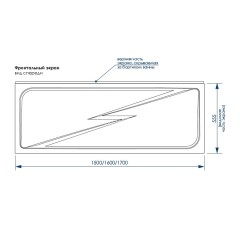 Экран для ванны Loranto CALGARY 160