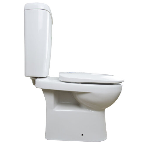 Унитаз-компакт Керамин Альбано R 350х640х840 с жестким сиденьем, с двухрежимной спускной арматурой и