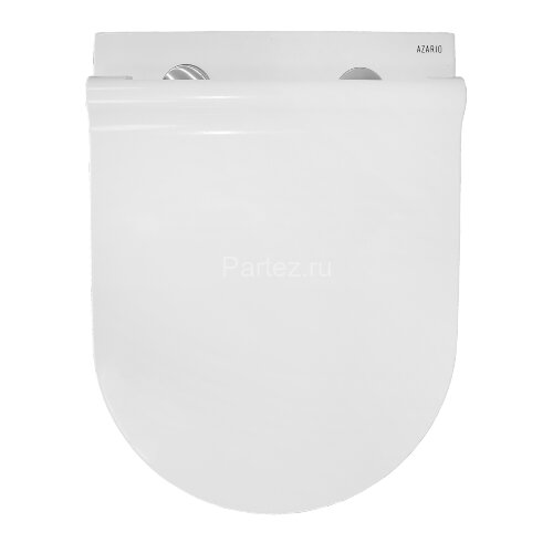 Унитаз подвесной Azario Nova 360х480х360 безободковый, с ультратонким сиденьем микролифт (AZ2217)