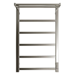 Полотенцесушитель электрический Двин Fj Plaza Neo 80/50 квадрат, с полкой, полированный (46577717701