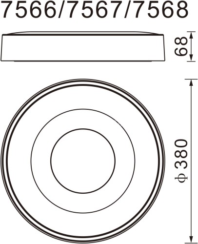 Потолочный светильник Mantra 7568