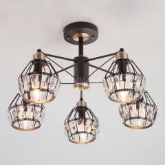 Потолочная люстра Eurosvet 70075/5 черный