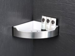 Полка угловая Fixsen Hotel одноэтажная, хром (FX-31003D)