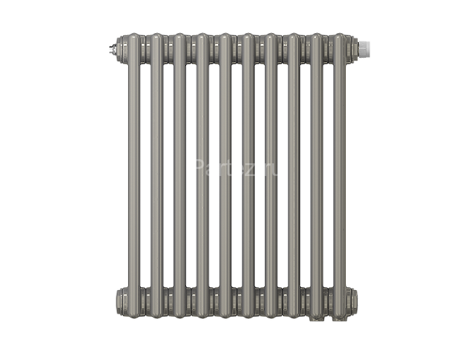 Радиатор трубчатый Zehnder Charleston Retrofit 3057, 18 сек.1/2 ниж.подк. 0325 TL (кроншт.в компл)