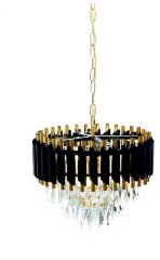 Подвесная люстра Lumina Deco LDP 6003-400 BK+F.GD