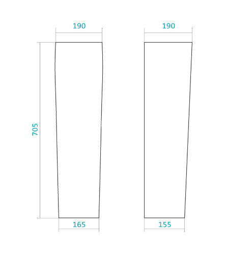 Пьедестал для раковины Santek "Нео" белый (1.WH30.2.182)