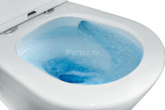 Унитаз-компакт Azario Vetro 380х605х825 напольный, безободковый, слив &quot;ТОРНАДО&quot;, в комплекте с бачко