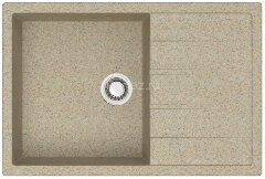 Кухонная мойка AZARIO Vision 750x505x218 искусственный мрамор, цвет Песочный (CS00078340)