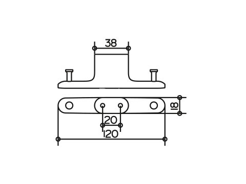 Крючок Keuco Edition 400, Хром (11515010000)