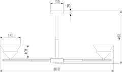 Потолочная люстра Eurosvet 70138/8 хром