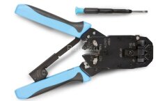 Инструмент HT-200AR обжимной для RJ50 RJ45 RJ12 RJ11 (10P10C; 8P8C типа AMP; 6P6C; 4P4C) профессиона