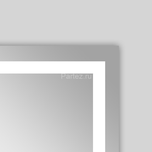 Зеркало AZARIO Alysa 1000х700 с подсветкой, сенсорный выключатель с функцией диммера (AZ-Z-047CS)