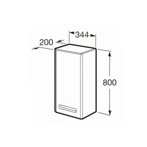 Х_THE GAP Шкафчик левый, белый (снято с производства)