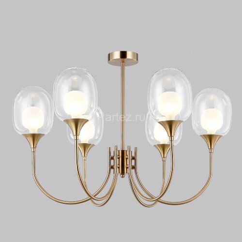Потолочная люстра Eurosvet 70217/6 латунь