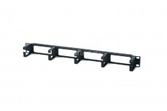 Организатор кабельный 19дюйм 1U с метал. кольцами CM-1U-ML Hyperline 15447