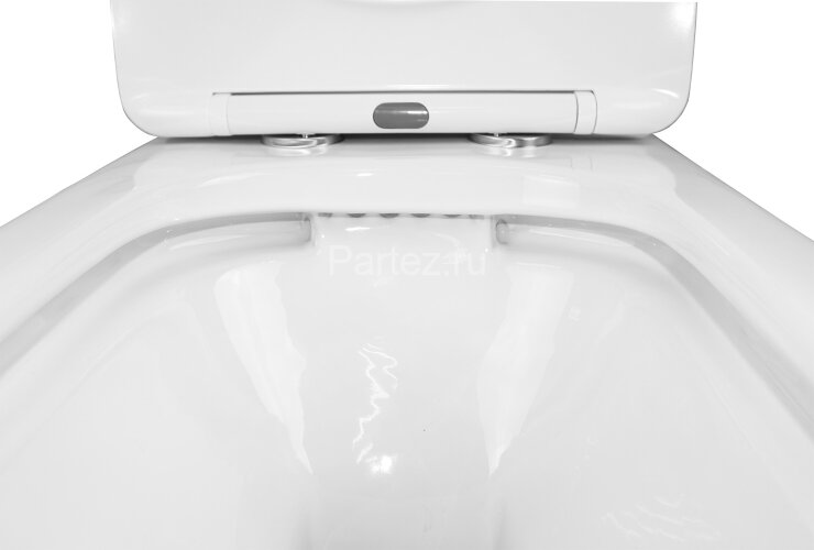 Унитаз-компакт Azario Fresco 360х620х800 напольный, безободковый, с быстросъемным сиденьем микролифт