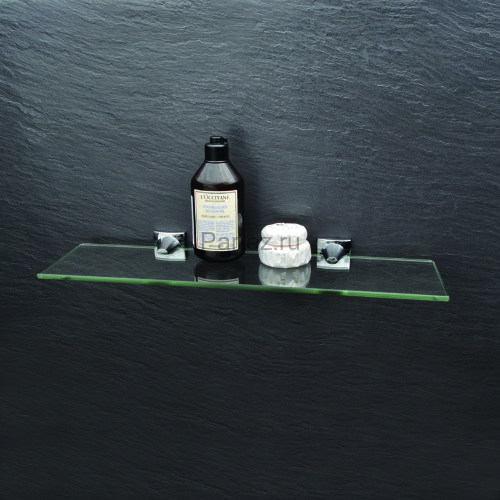 Полка Fixsen Ocean стеклянная, хром (GR-2003)