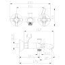 Смеситель Lemark Duetto LM5712C для ванны