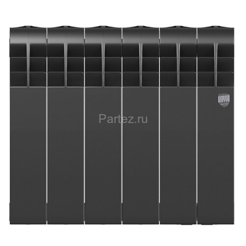 Биметаллический радиатор Royal Thermo BiLiner Noir Sable 350/87-6