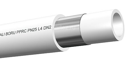 Труба PPR-AL D75 Aquapipe