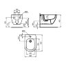 Биде подвесное Ideal Standard TESI, с отверстием под смеситель, Silk White (T3552V1)