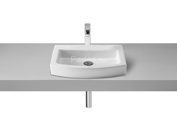 Раковина HALL 520х440х125 мм, накладная, б/перелива, отв.д/смесит.намечены