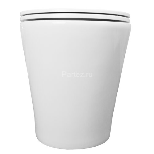 Унитаз приставной Azario 580х360х430 безободковый, быстросъемное сиденье микролифт, с системой смыва