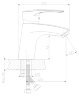 Смеситель Rossinka T40-11 для раковины