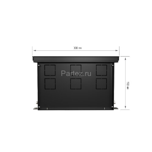 Конвектор внутрипольный Royal Thermo ATRIUM-190/300/2800-DG-U-NA