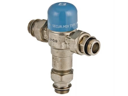 Трехходовой термостатический смесительный клапан (регул.) Thermomix 1/2" VALTEC