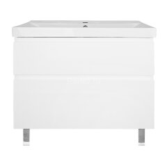 Комплект тумба Мила 80Н 815х470х870 напольная, с раковиной Tempo 80 (CS00091366)