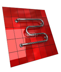 Полотенцесушитель водяной ДВИН M М-образный 50/60 без полки, полированный (4627086038978)