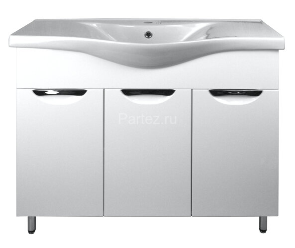 Комплект тумба Стиль- 100 1000х830х445 напольная, с раковиной Basic 100 (CS00079170)