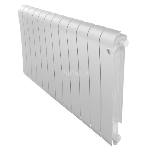 Радиатор биметаллический Royal Thermo Infinity 500 Bianco Traffico VR80 - 12 секц.