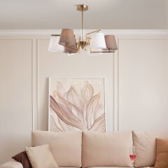 Потолочная люстра Eurosvet 60149/6 латунь