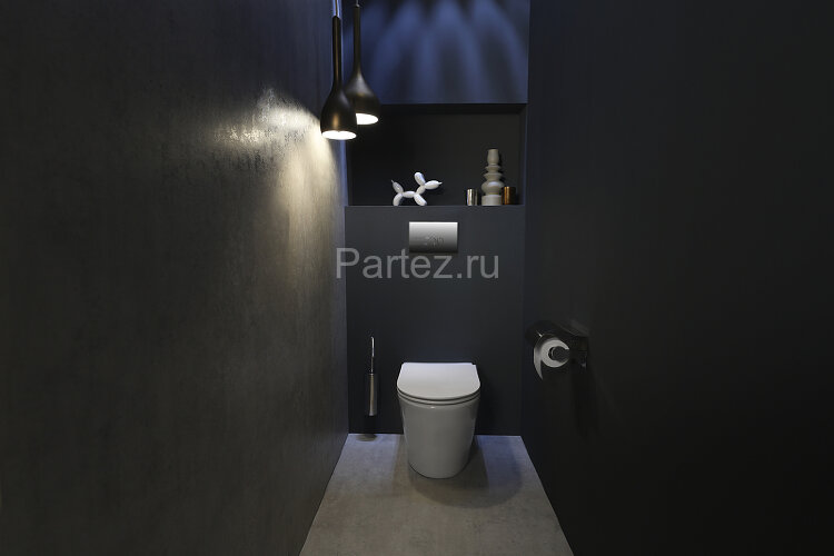 Унитаз приставной Jacob Delafon Rodin+ безободковый, белый (EDAA102-00)